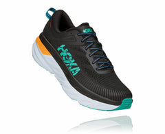 HOKA|Men's Bondi 7 Black / Atlantis