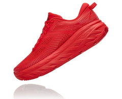 HOKA|Men's Bondi 7 High Risk Red / Black