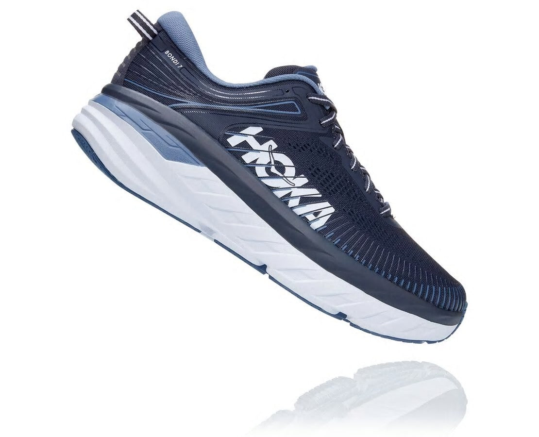 HOKA|Men's Bondi 7 Ombre Blue / Provincial Blue
