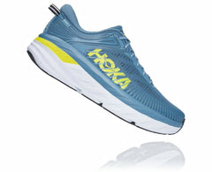 HOKA|Men's Bondi 7 Provincial Blue / Citrus
