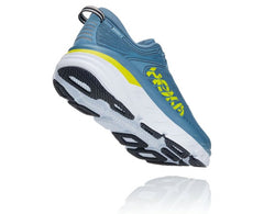 HOKA|Men's Bondi 7 Provincial Blue / Citrus