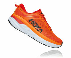 HOKA|Men's Bondi 7 Persimmon Orange / Fiesta