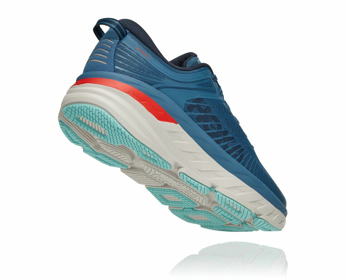 HOKA|Men's Bondi 7 Real Teal / Outer Space