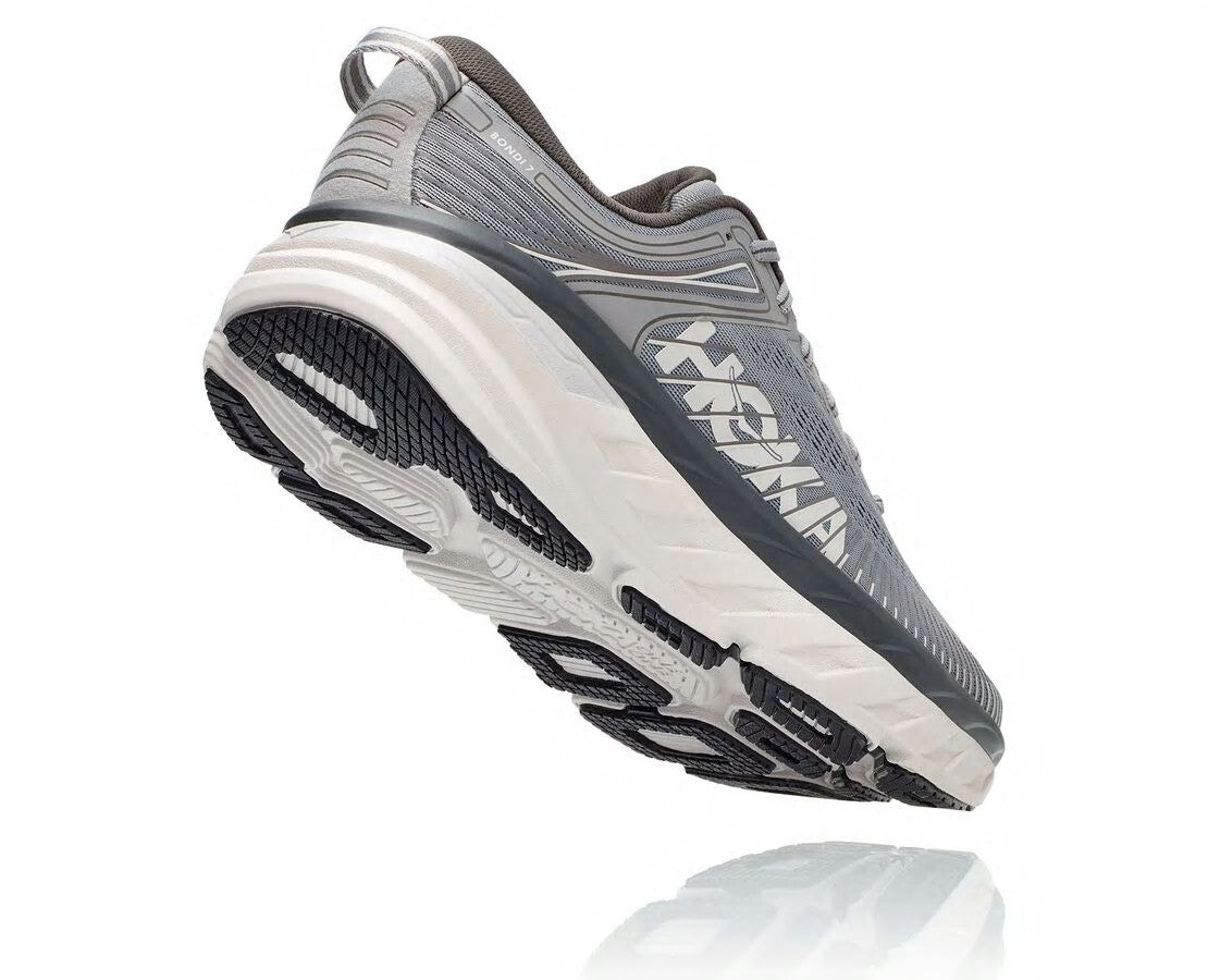 HOKA|Men's Bondi 7 Wild Dove / Dark Shadow