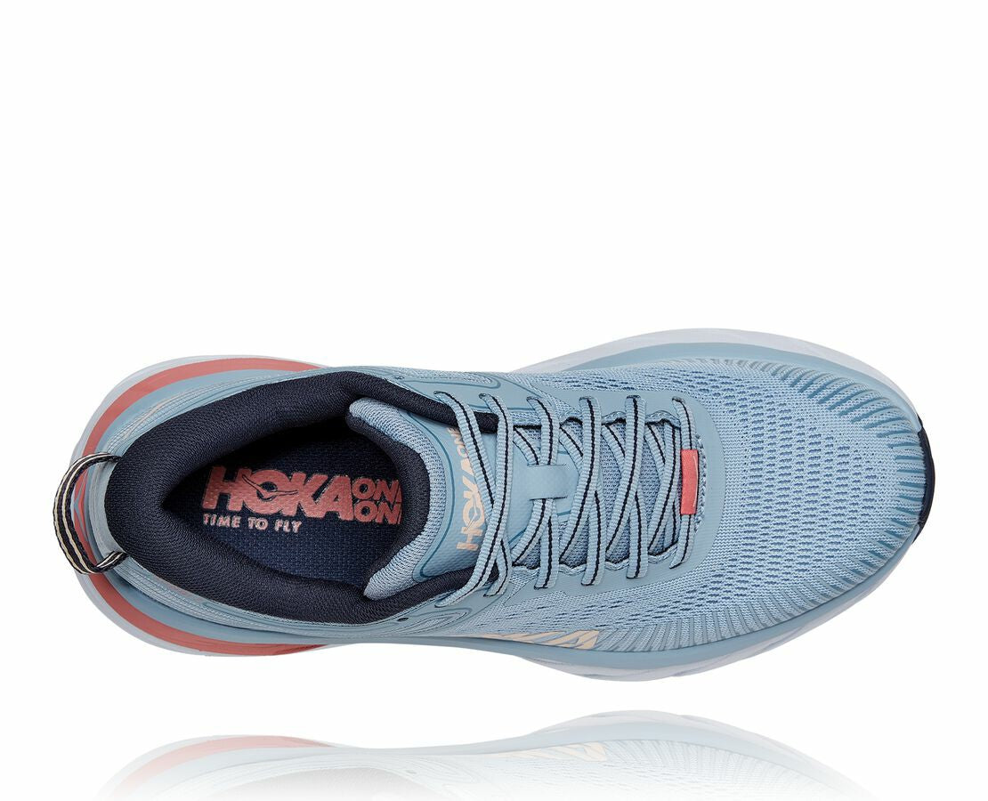 HOKA|Women's Bondi 7 Blue Fog / Ombre Blue