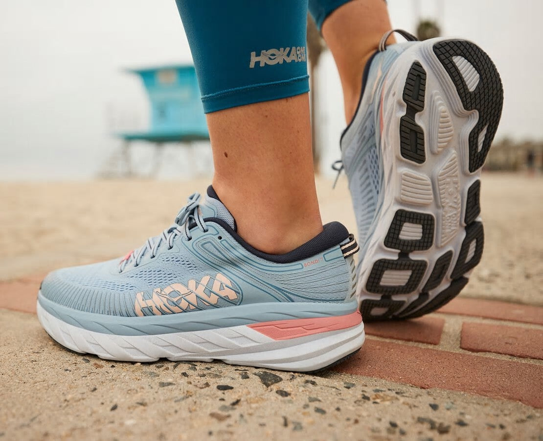 HOKA|Women's Bondi 7 Blue Fog / Ombre Blue