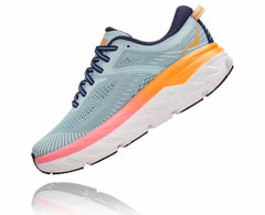 HOKA|Women's Bondi 7 Blue Haze / Black Iris