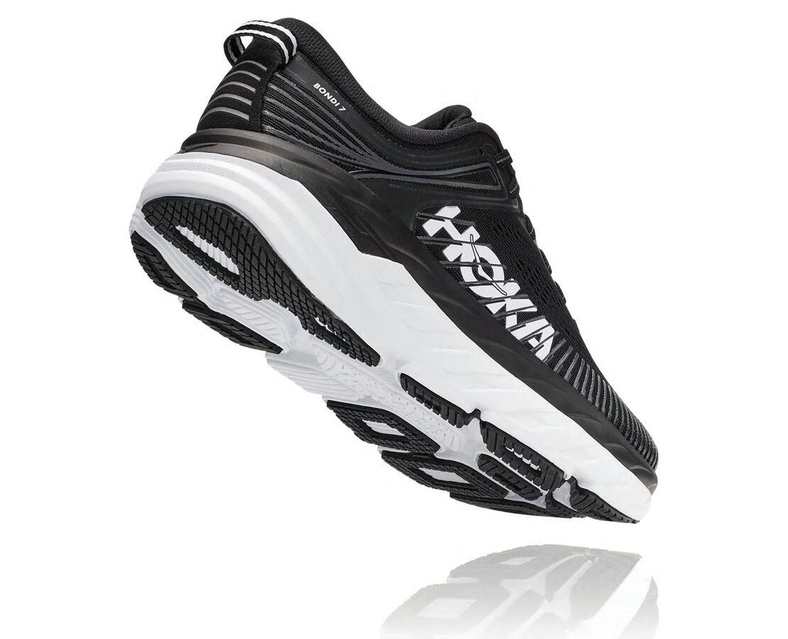 HOKA|Women's Bondi 7 Black / White