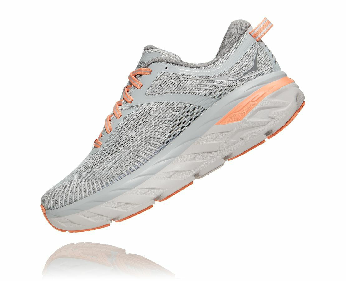 HOKA|Women's Bondi 7 Harbor Mist / Sharkskin