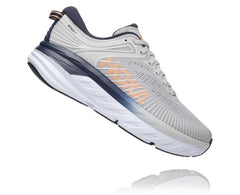 HOKA|Women's Bondi 7 Lunar Rock / Black Iris