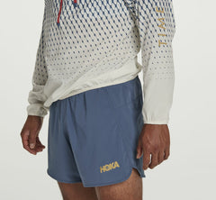 HOKA|Men's Wind-Resistant Jacket Tofu / Vintage Indigo