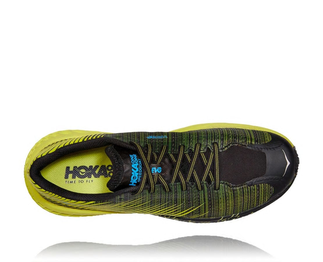 HOKA|Women's Evo Speedgoat Citrus / Black