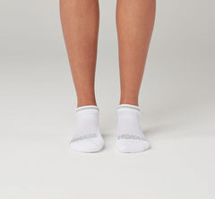 HOKA|All Gender Performance No-Show Sock White