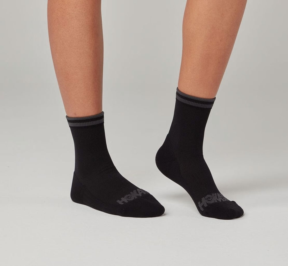 HOKA|All Gender Performance Crew Sock Black