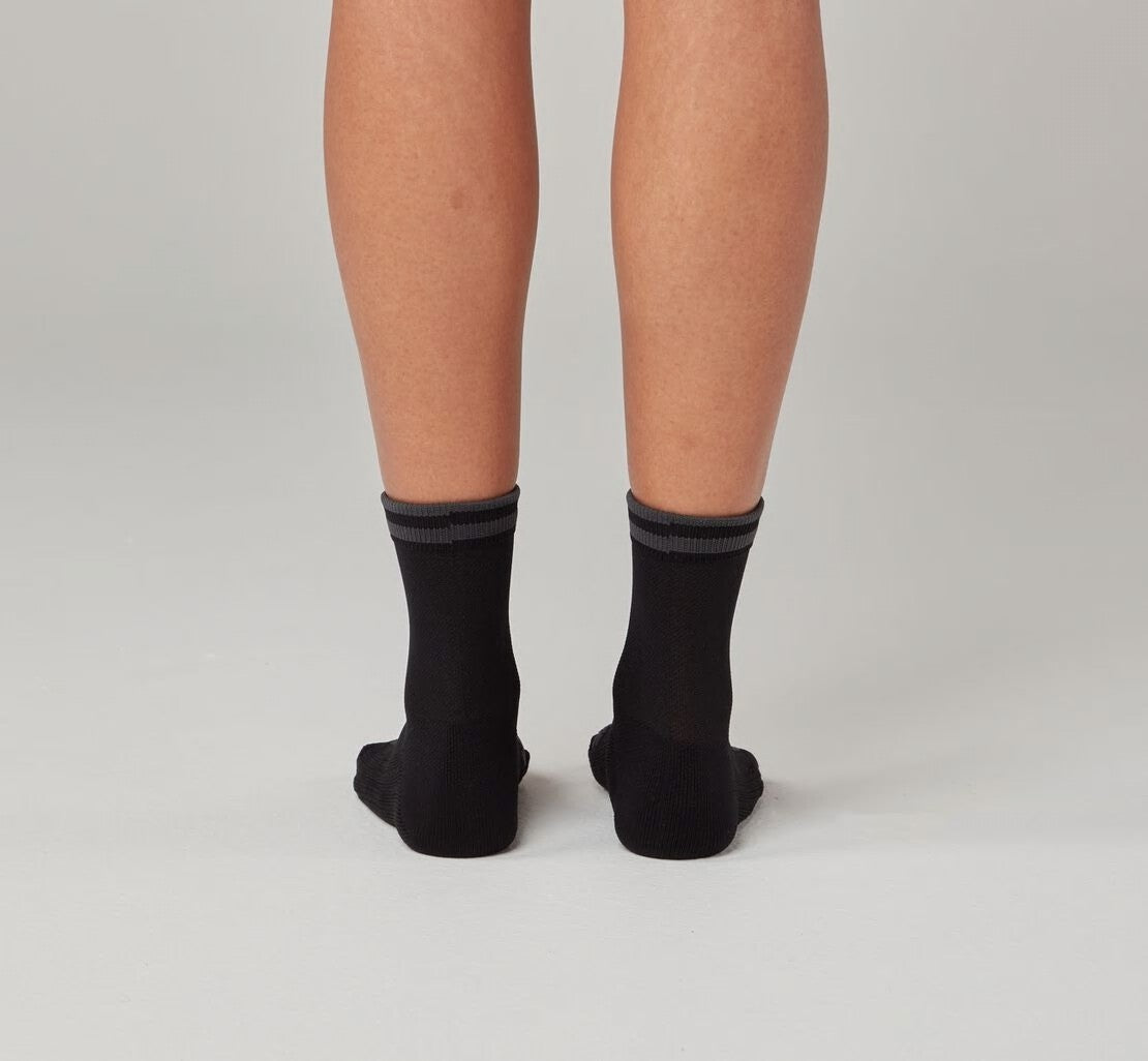 HOKA|All Gender Performance Crew Sock Black