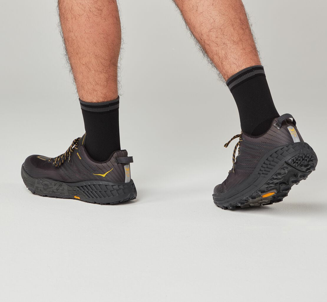 HOKA|All Gender Performance Crew Sock Black