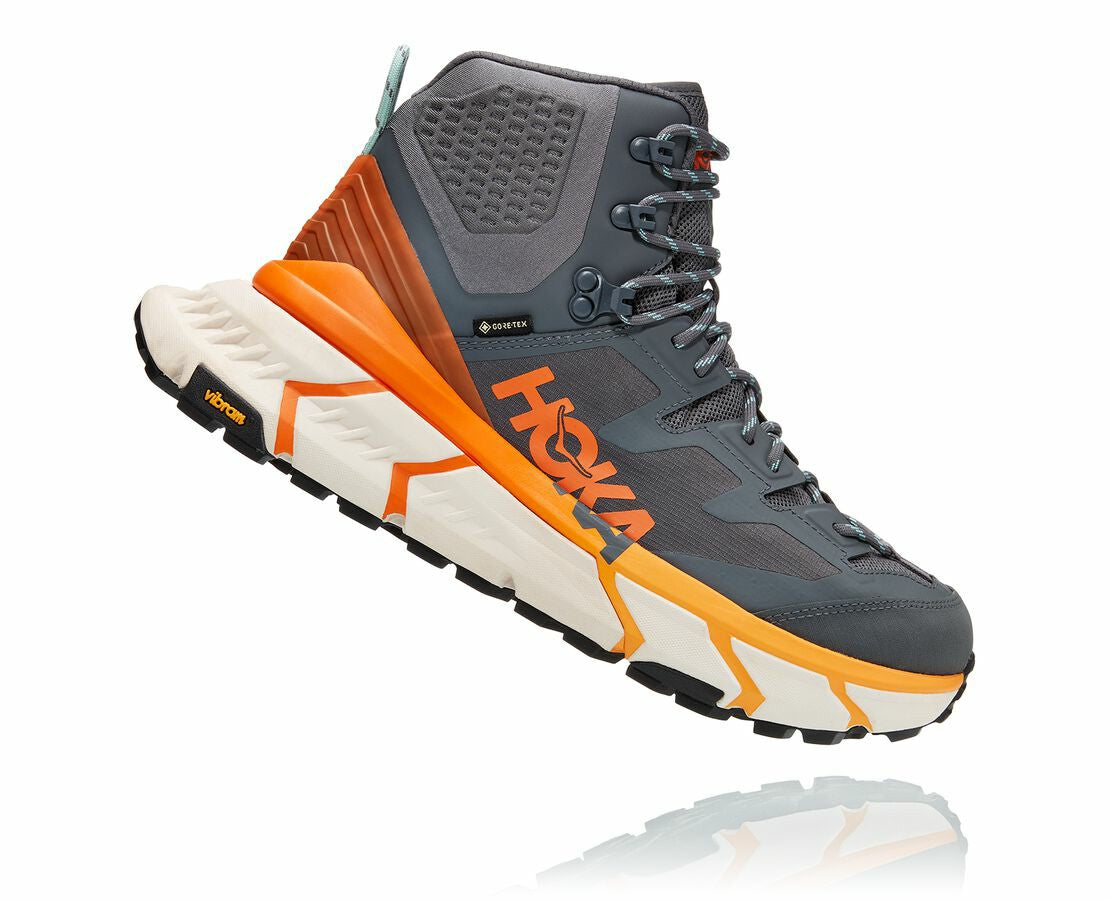 HOKA|Men's TenNine Hike GORE-TEX Castlerock / Persimmon Orange