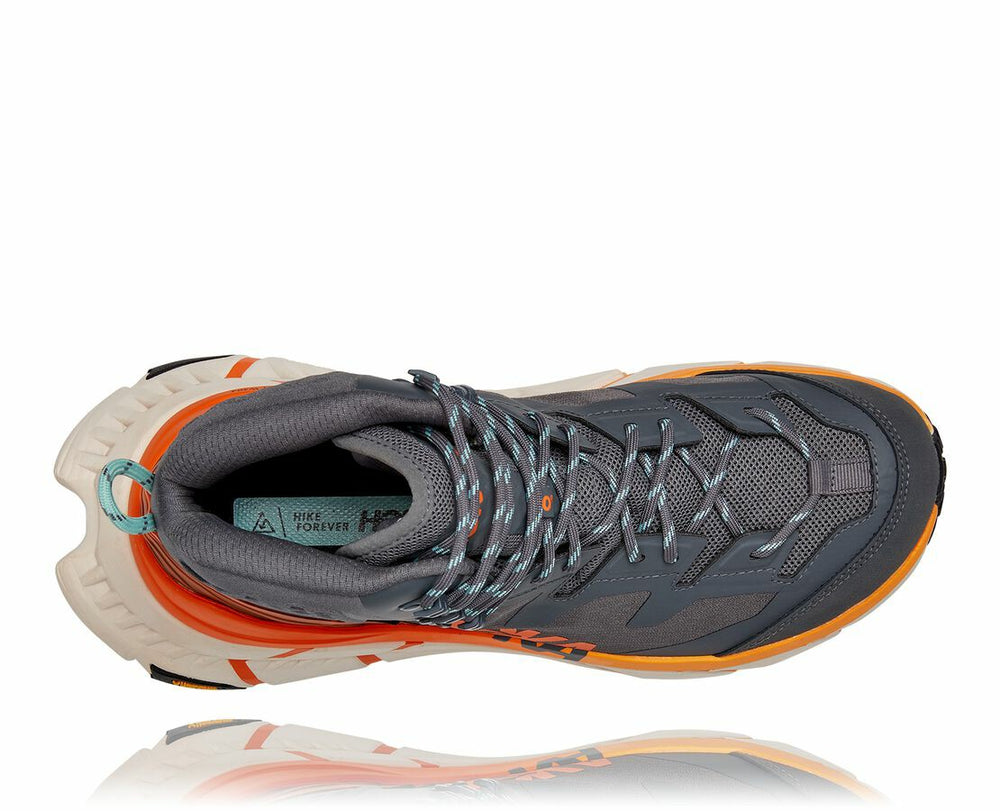 HOKA|Men's TenNine Hike GORE-TEX Castlerock / Persimmon Orange