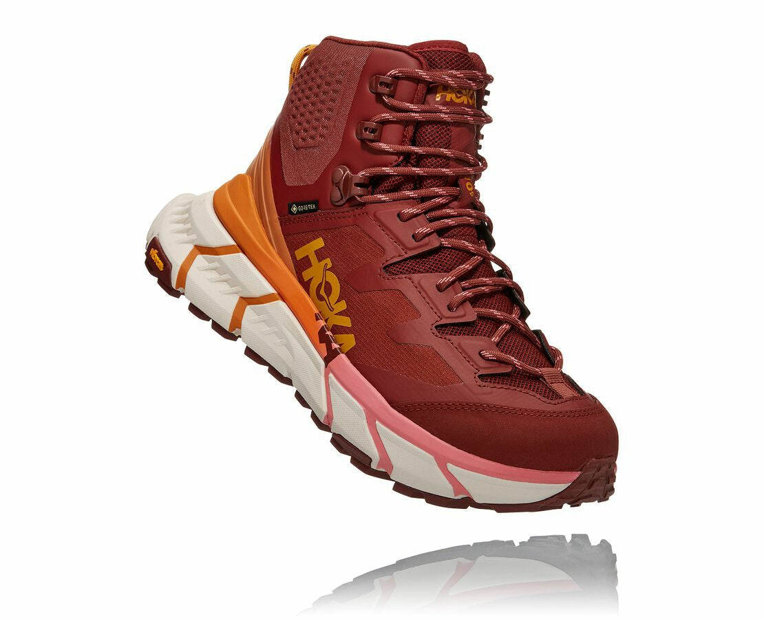 HOKA|Women's TenNine Hike GORE-TEX Cherry Mahogany / Strawberry Ice