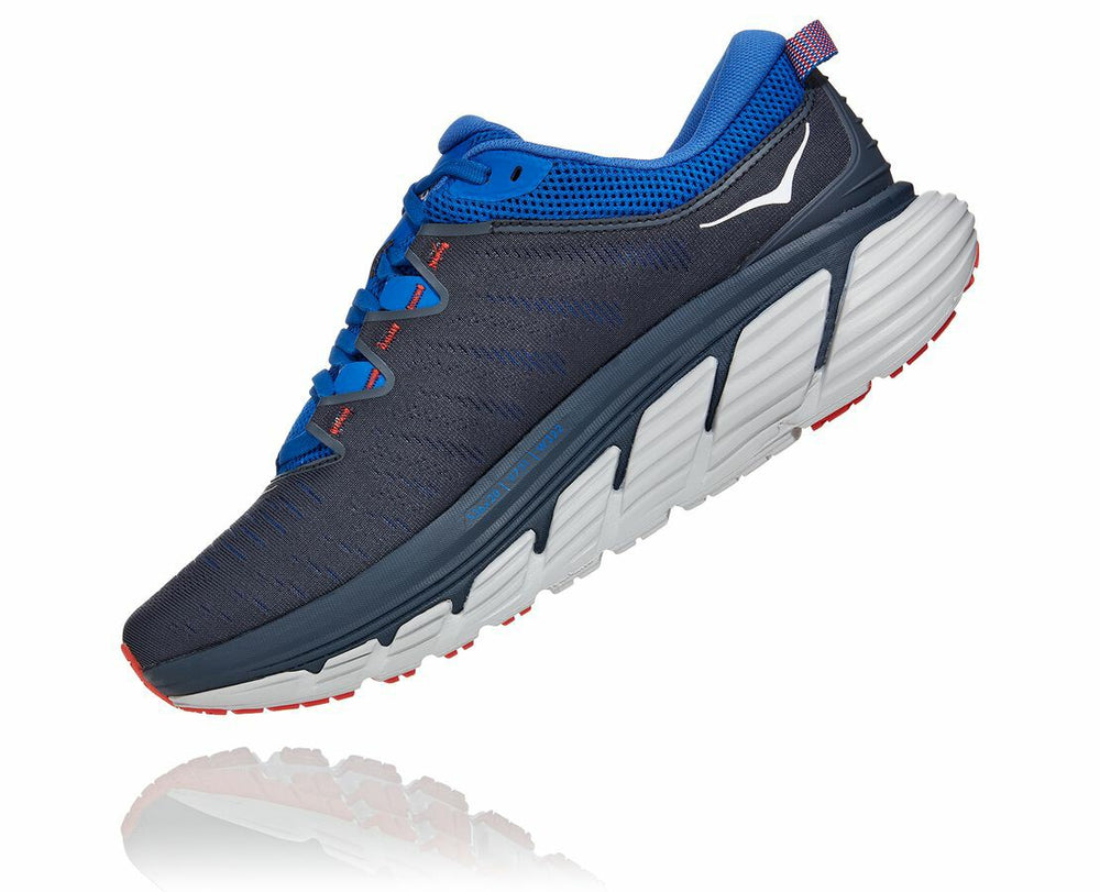 HOKA|Men's Gaviota 3 Black Iris / Turkish Sea