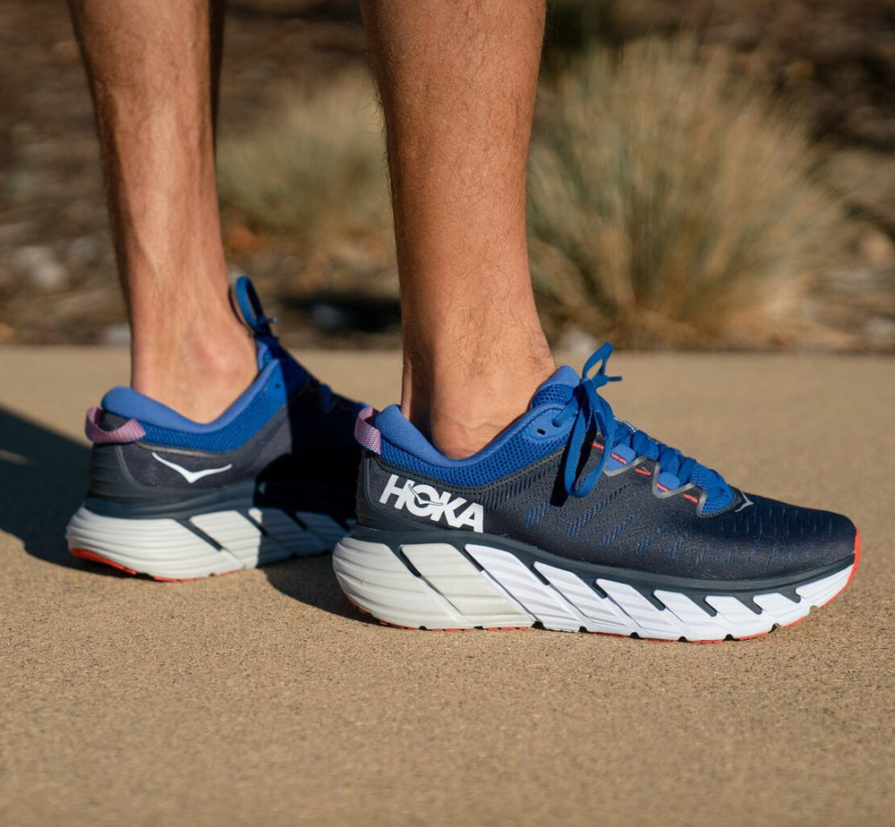 HOKA|Men's Gaviota 3 Black Iris / Turkish Sea