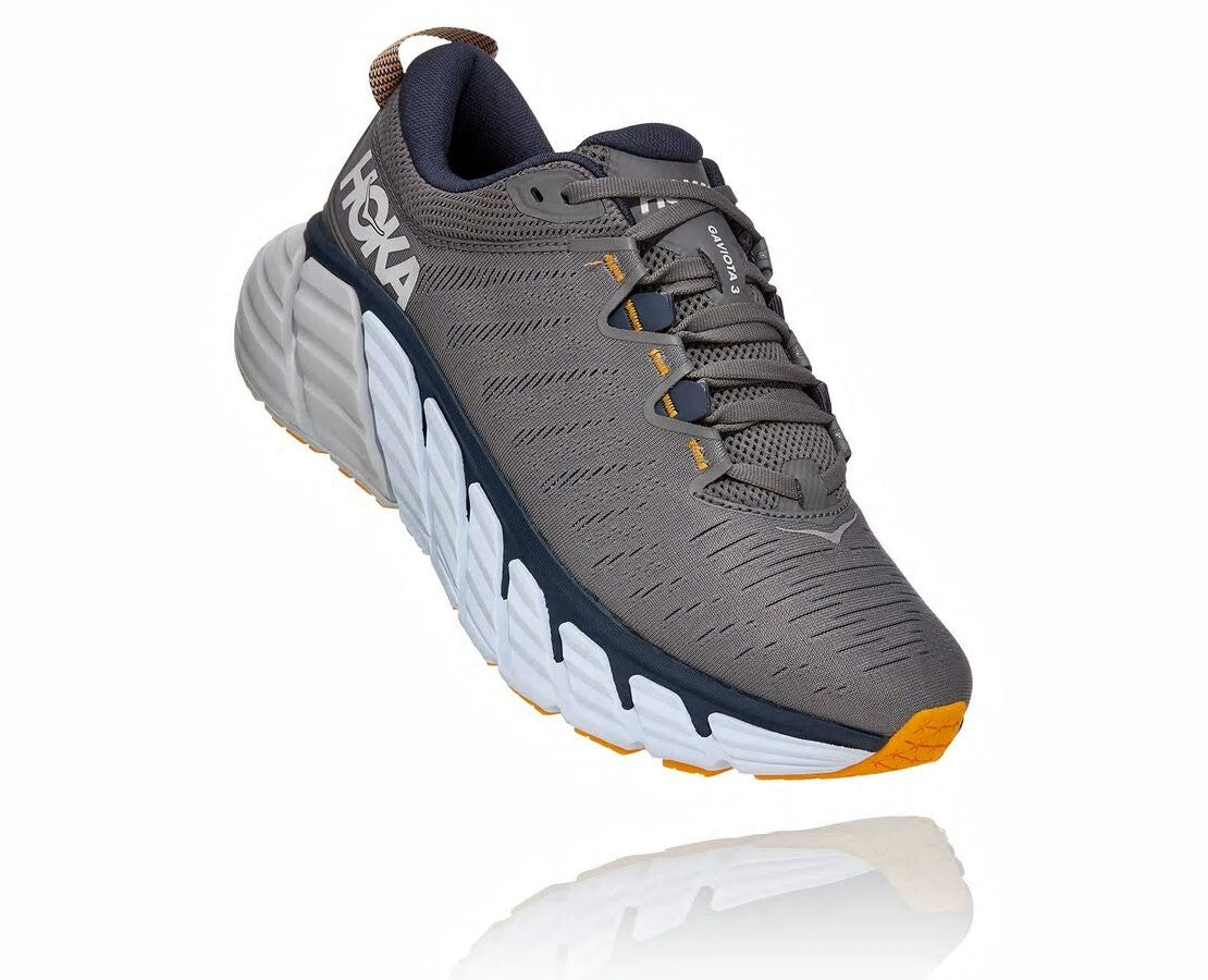 HOKA|Men's Gaviota 3 Charcoal Gray / Ombre Blue