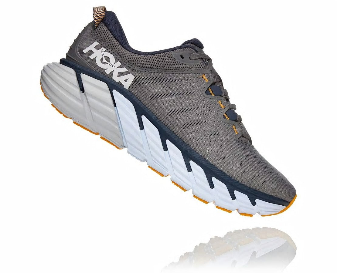 HOKA|Men's Gaviota 3 Charcoal Gray / Ombre Blue