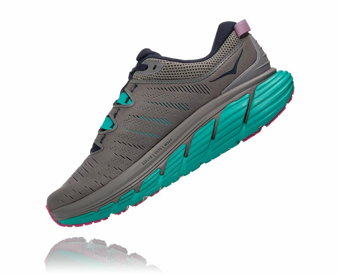 HOKA|Women's Gaviota 3 Sharkskin / Outer Space