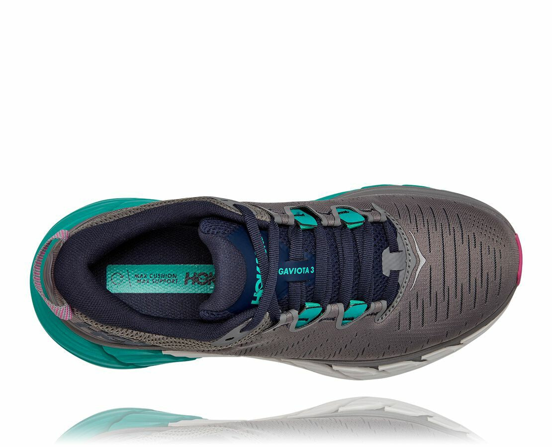 HOKA|Women's Gaviota 3 Sharkskin / Outer Space