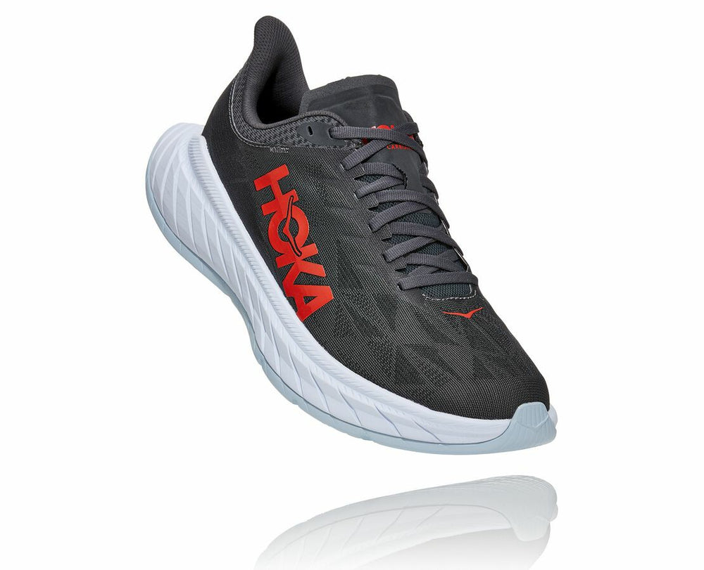 HOKA|Men's Carbon X 2 Dark Shadow / Fiesta