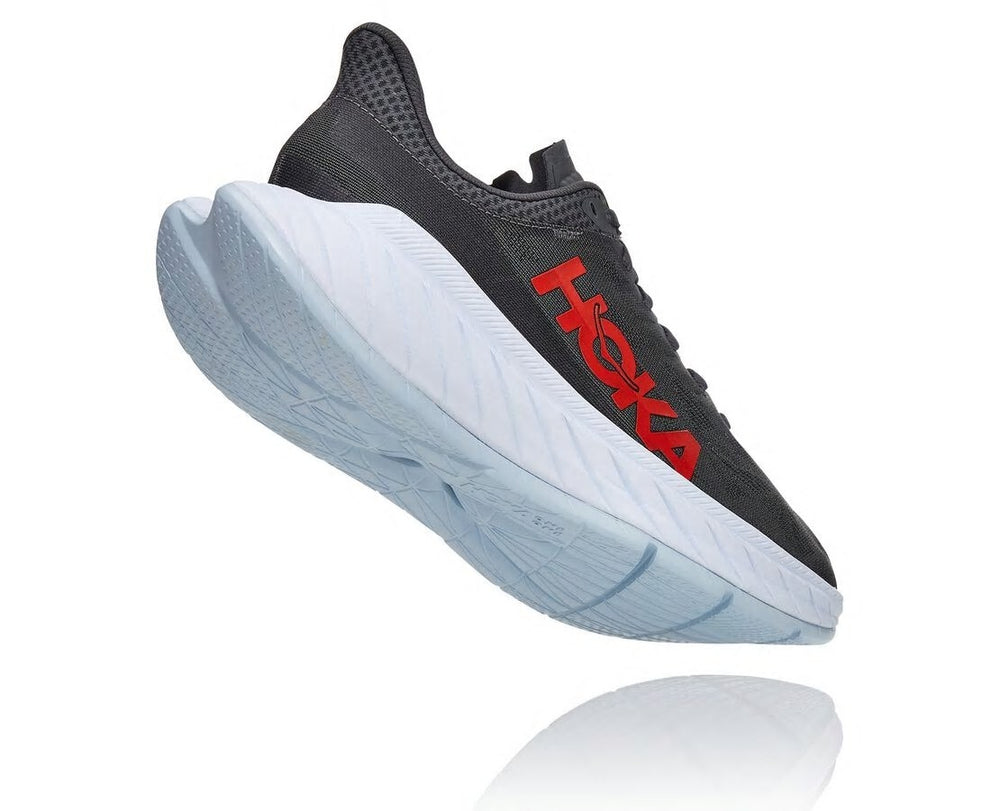 HOKA|Men's Carbon X 2 Dark Shadow / Fiesta