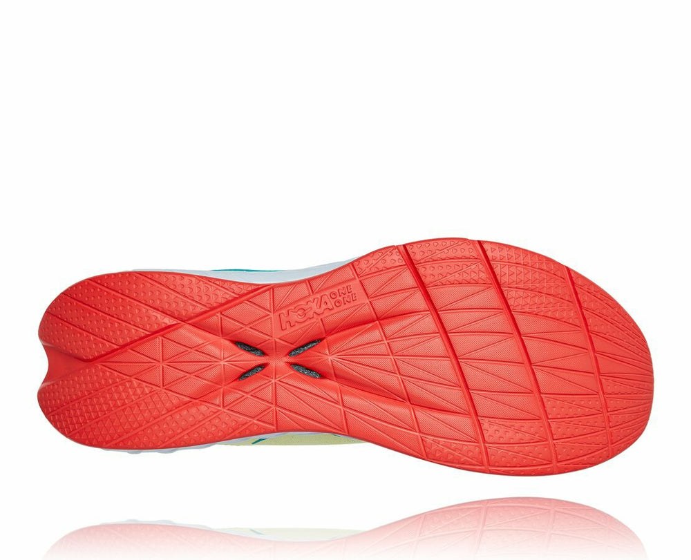 HOKA|Men's Carbon X 2 Luminary Green / Hot Coral