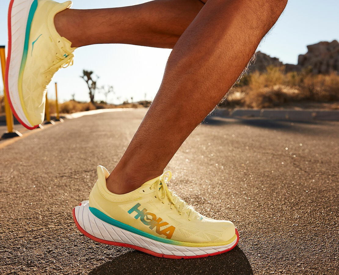 HOKA|Men's Carbon X 2 Luminary Green / Hot Coral