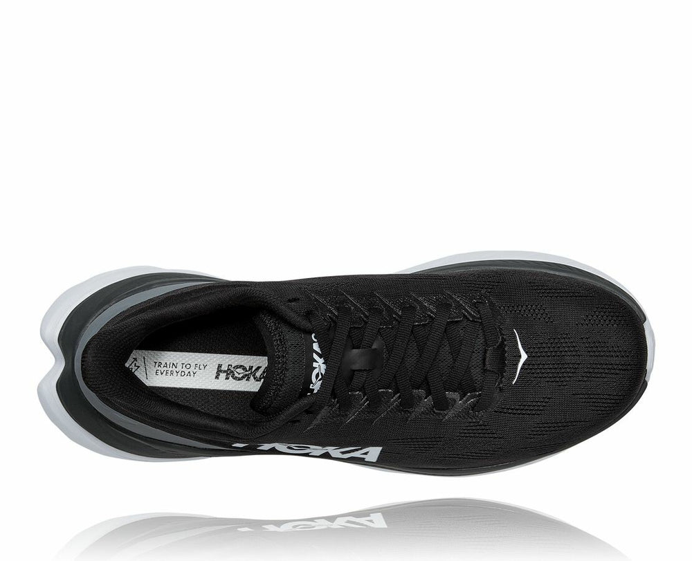 HOKA|Men's Mach 4 Black / Dark Shadow