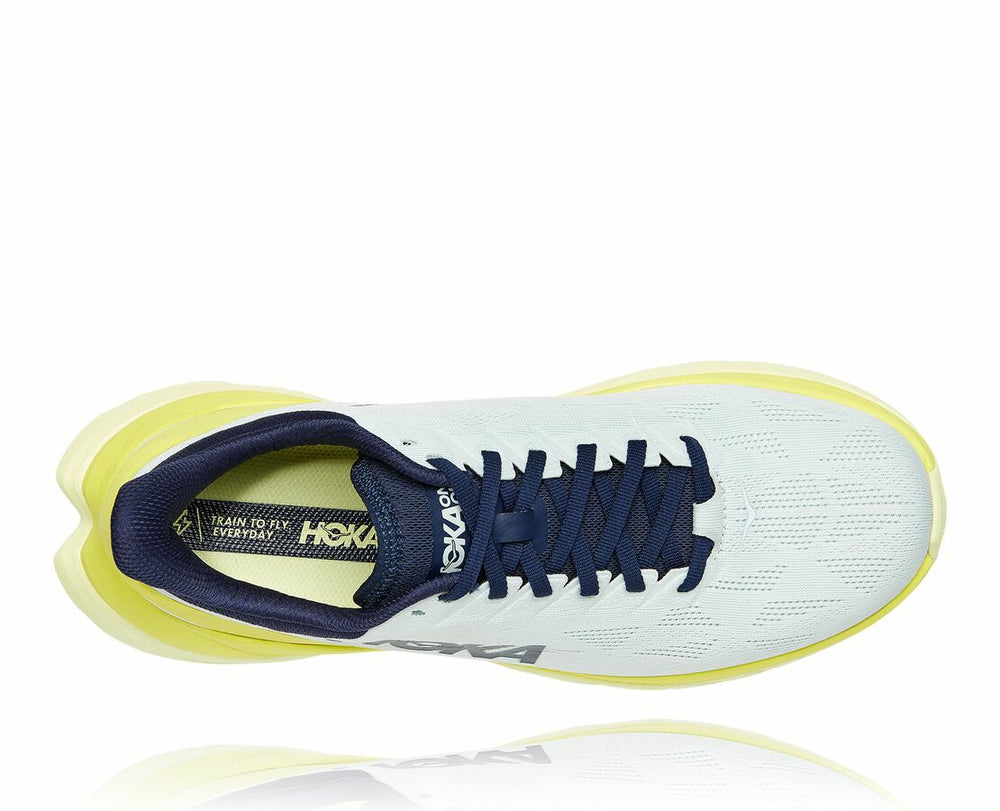 HOKA|Men's Mach 4 Blue Flower / Citrus