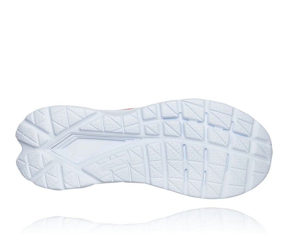 HOKA|Men's Mach 4 Blue Fog / Fiesta