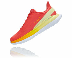 HOKA|Men's Mach 4 Hot Coral / Saffron