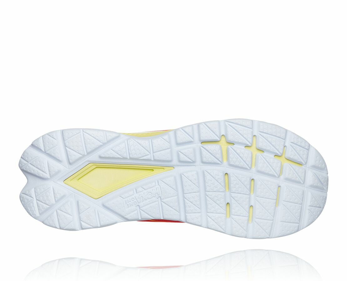 HOKA|Men's Mach 4 Hot Coral / Saffron