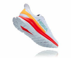 HOKA|Men's Mach 4 White / Fiesta