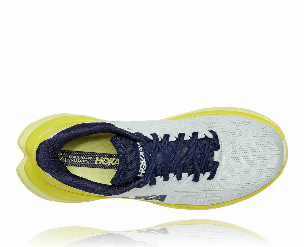 HOKA|Women's Mach 4 Blue Flower / Citrus