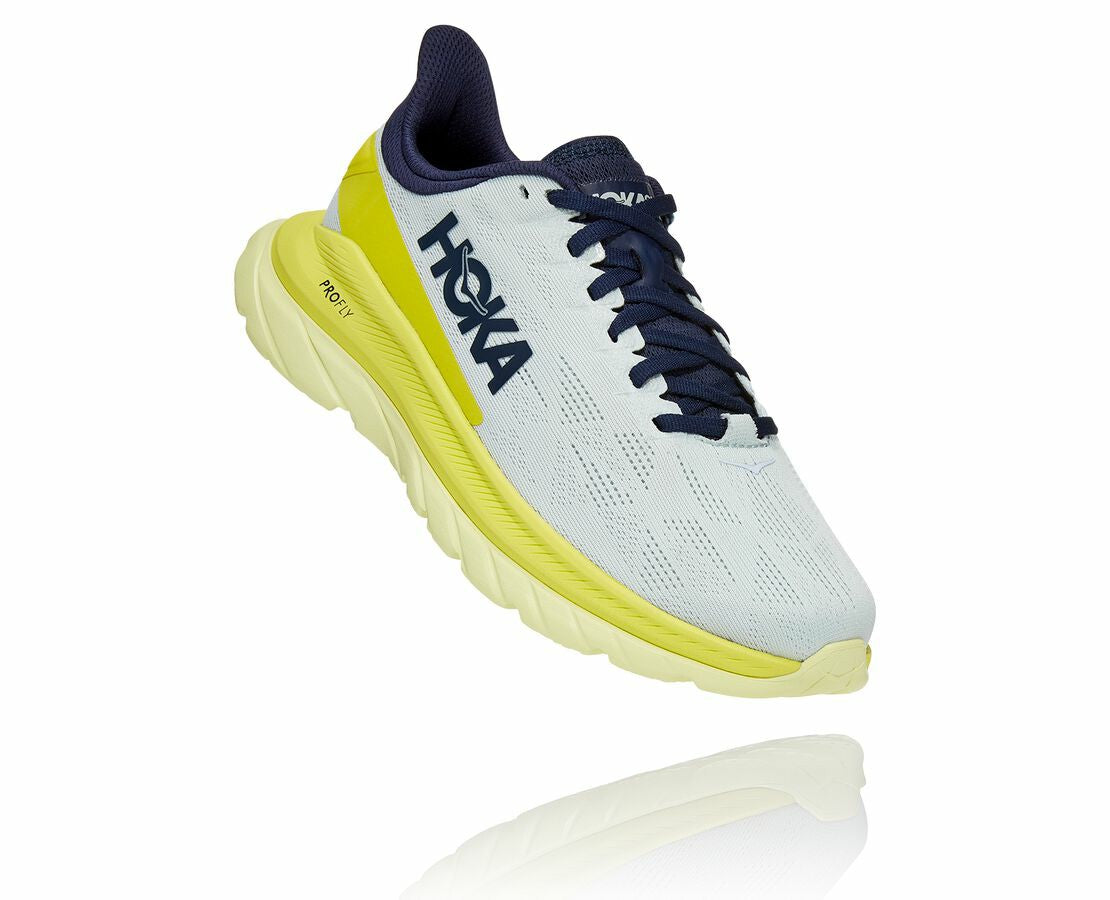 HOKA|Women's Mach 4 Blue Flower / Citrus