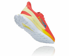 HOKA|Women's Mach 4 Hot Coral / Saffron