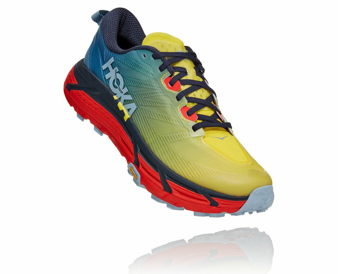 HOKA|Men's Mafate Speed 3 Provincial Blue / Fiesta