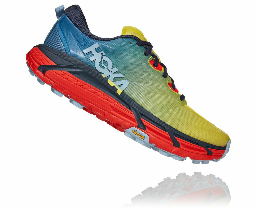 HOKA|Men's Mafate Speed 3 Provincial Blue / Fiesta