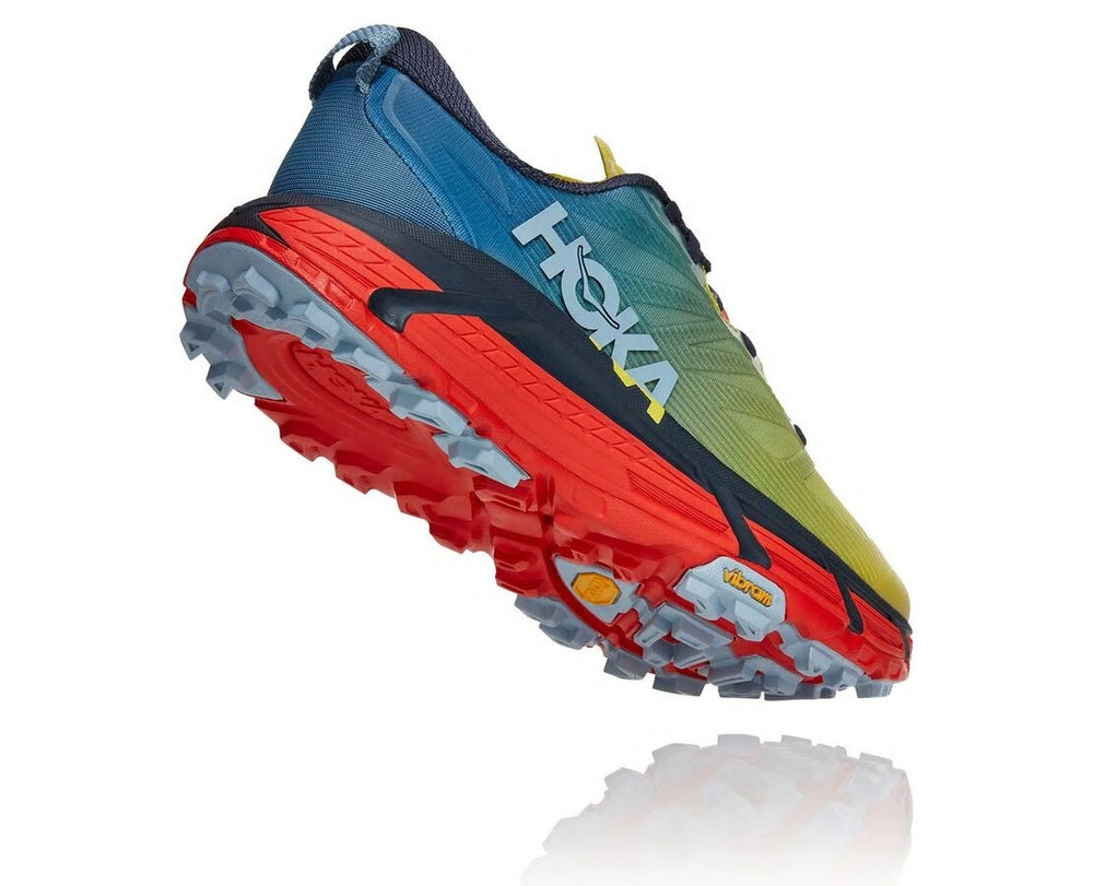HOKA|Men's Mafate Speed 3 Provincial Blue / Fiesta