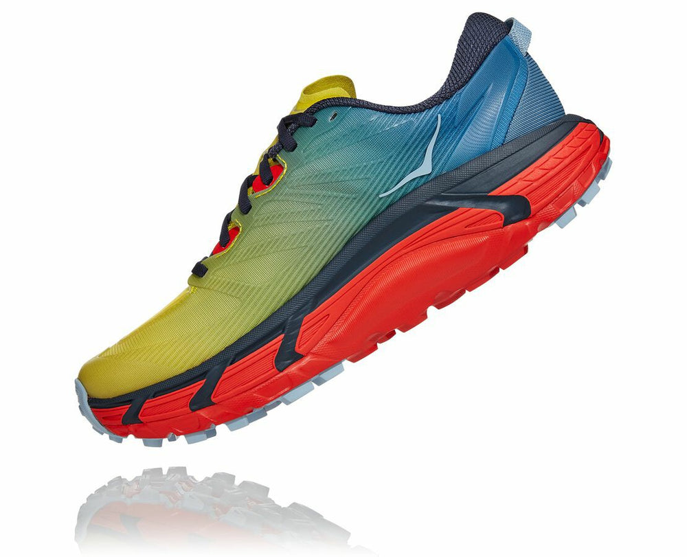 HOKA|Men's Mafate Speed 3 Provincial Blue / Fiesta