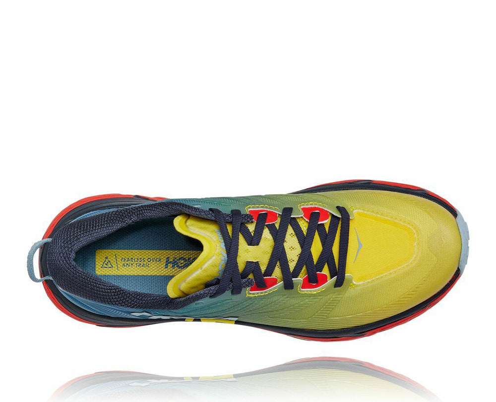 HOKA|Men's Mafate Speed 3 Provincial Blue / Fiesta