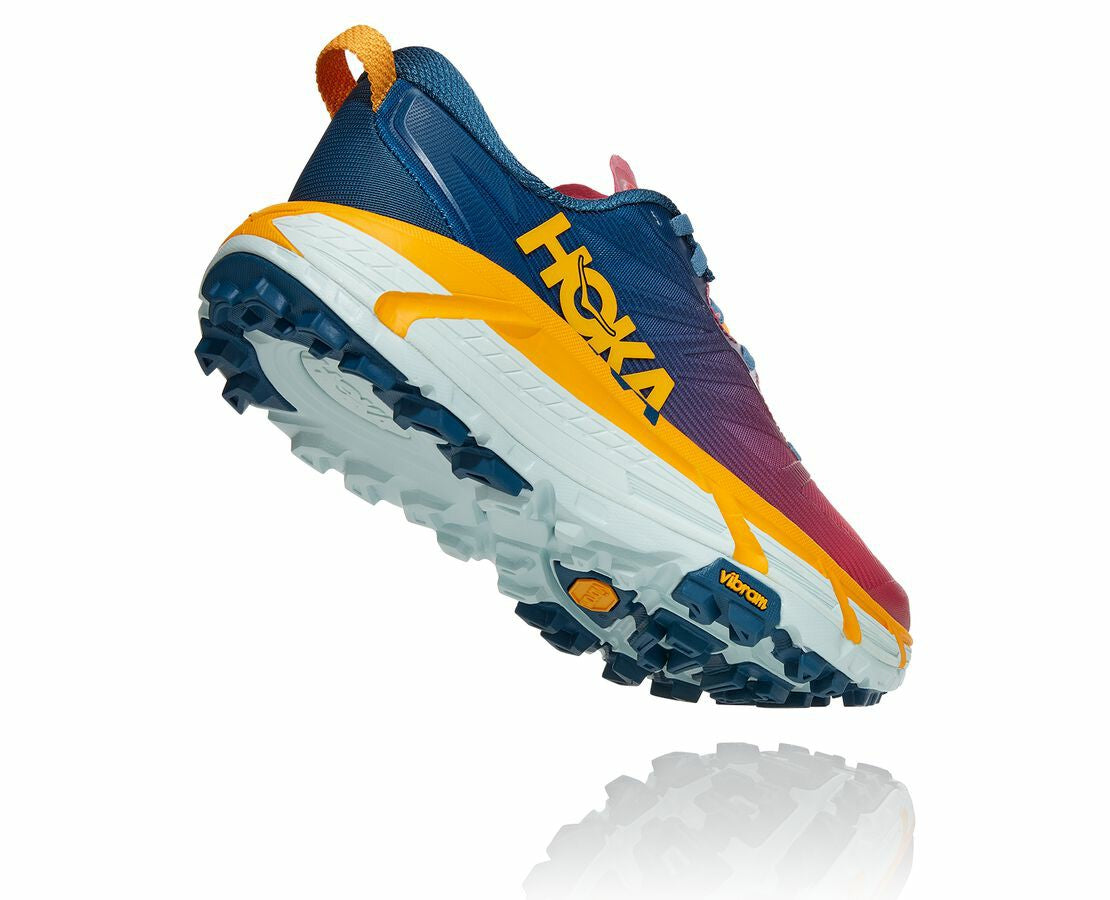 HOKA|Women's Mafate Speed 3 Moroccan Blue / Saffron