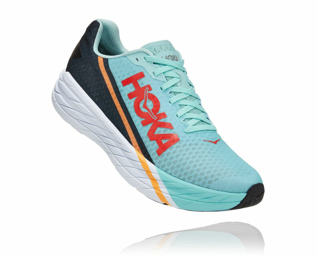 HOKA|All Gender Rocket X Eggshell Blue / Black