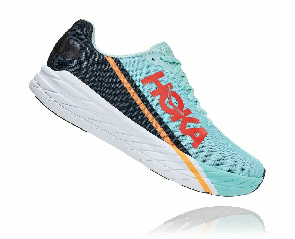 HOKA|All Gender Rocket X Eggshell Blue / Black